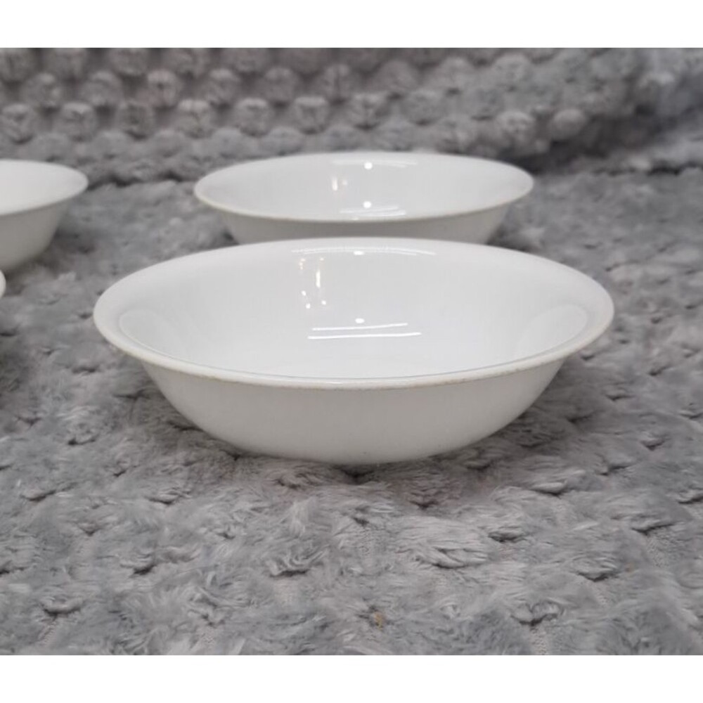 7 Corelle Vitrelle Living Ware White Serving Bowls 5.5" Dessert Fruit Berry - Picture 5 of 8